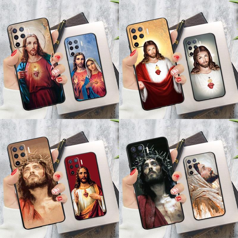 Jesus Christ God Phone Case For Oppo A96 A76 A16 A74 A53 A54 A94 A15 A17 A52 A72 A57S A58 A78 A98 A79 Cover