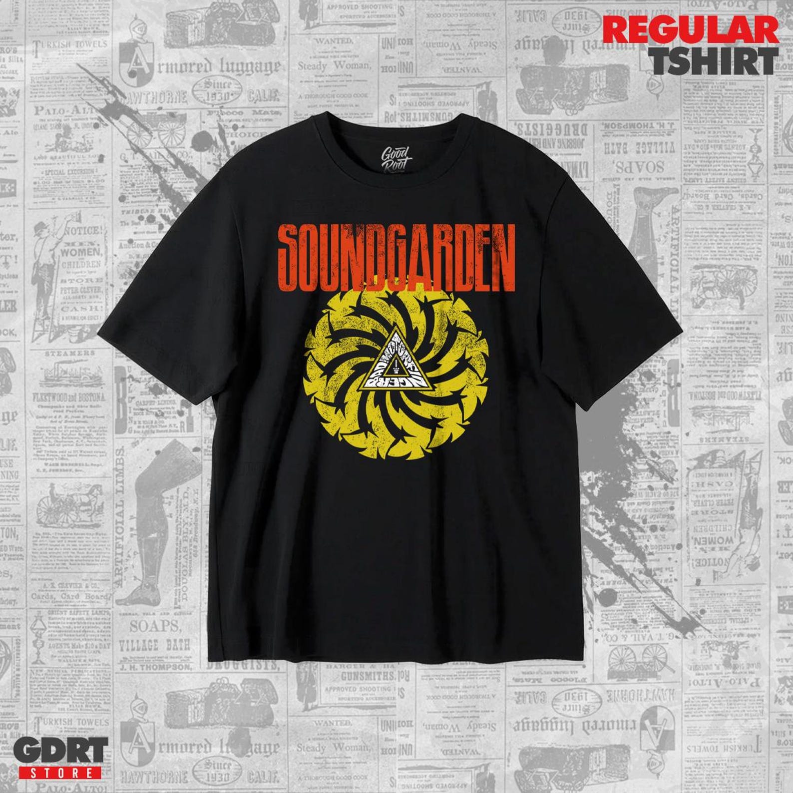 Soundgarden T shirt - Badmotorfinger Albums - Unisex Heavy Shirt 3XL