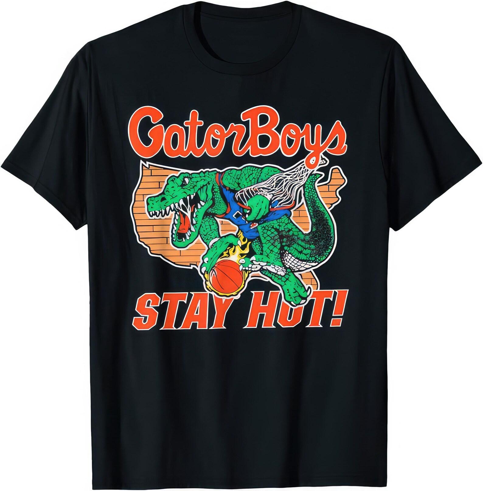 Gator Boys Stay Hot Alligator Graphic T shirt XL