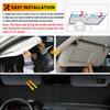 Windschutzscheiben-Sonnenschutz für Chevrolet Camaro 2016 2017 2018 2019 2020 2021 2022 Faltbarer Front Sonnenschutz Blocker UV 6. Gen Camaro Fensterblende Innenraum
