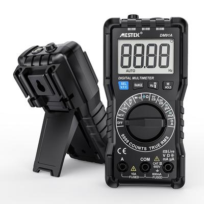 NCV Digital Multimeter 2000 Counts AC/DC Voltage Multimeters Flash Light Large Screen DM91 Multimetro Tester