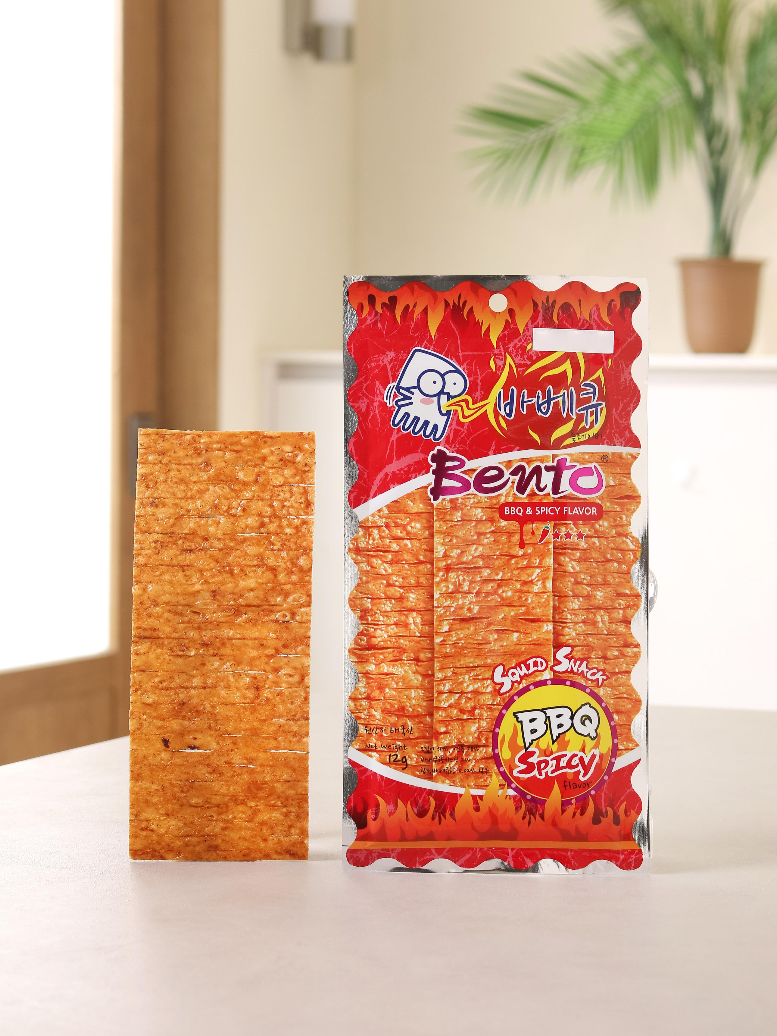 Bento BBQ & Spicy Seafood Snack 12g 1ea