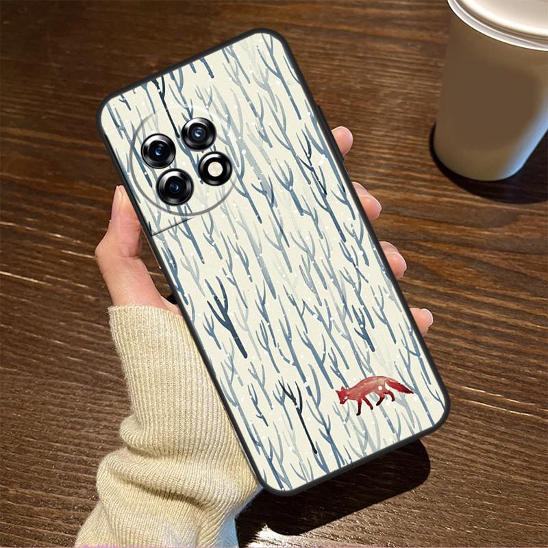 Winter Fox Foxes Case For OnePlus Nord CE 2 Lite 2T N10 N20 N30 Nord 3 OnePlus 11 9 10 Pro 10R 10T 8T Coque