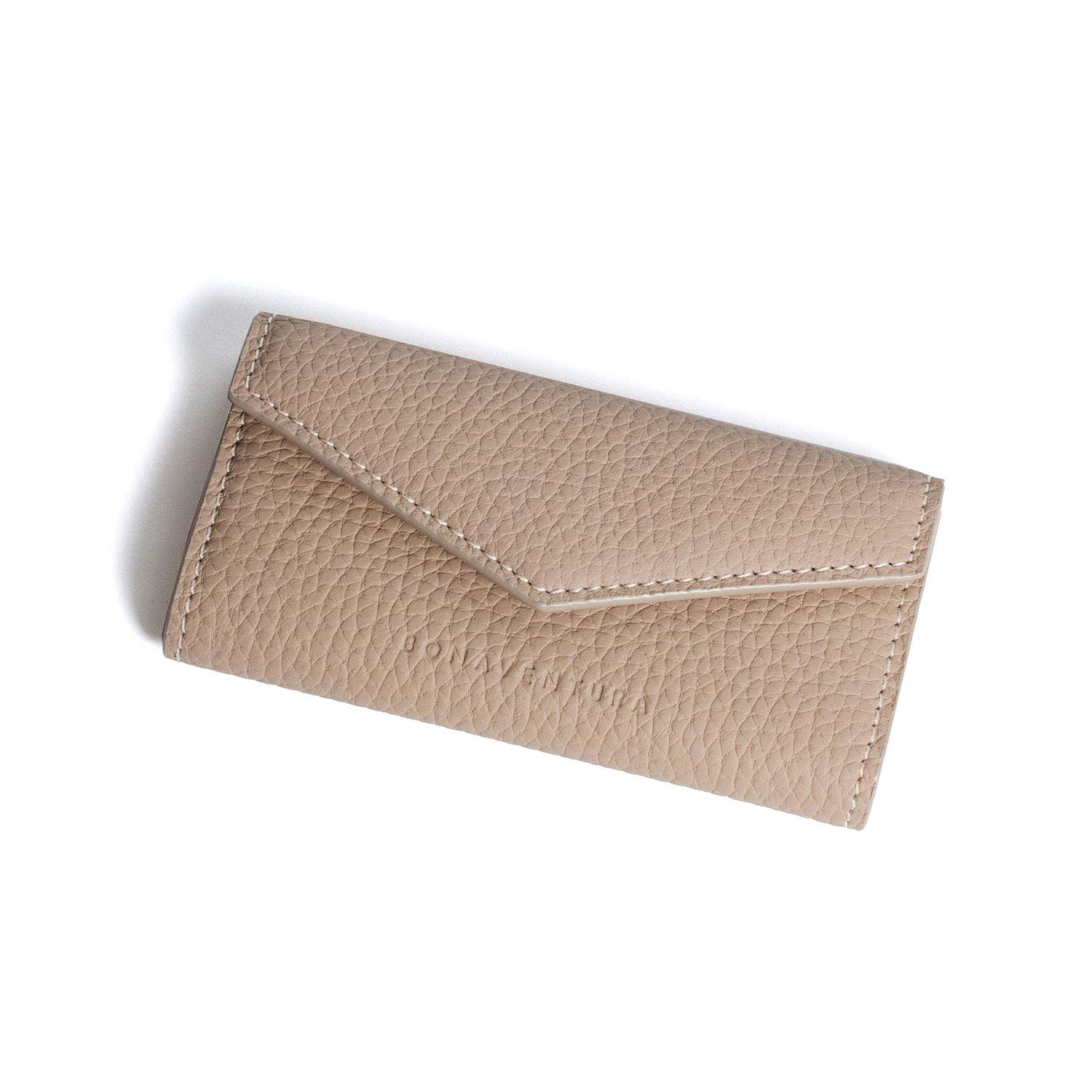 BONAVENTURA Тонкий чехол для ключей [Бежевый x Желтый] BKCT1-GGYE