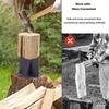 Heavy Duty Iron Wood Splitter Manual Wedge Easy Wood Splitting for Camping Outdoor Activities And Home Gardens