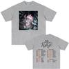 Limited Ado World Tour 2025 Hibana T Shirts Men Women Fashion Pop Music T-shirts Male Casual Cotton Vintage Tshirt Streetwears6