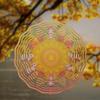 Metal Wind Spinner with Rabbit and Floral Design 360 Rotating Outdoor Decor for Garden Patio Balcony Vibrant Colors No Battery Needed