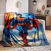 1 peça Manta de Flanela do Superman Macia, Quente e Aconchegante para Sofá, Cama, Escritório e Viagem Versátil para Todas as Estações Presente, Presente de Natal