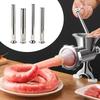 Stainless Steel Sausage Maker Accessories Easy Cleaning Grinder Stuffer Filling Tubes with Funnel Sausage Making Tool