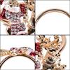 Christmas Santa Claus Napkin Rings Set of 8, Xmas Napkin Rings for Dining Table Setting, Dinner Tables Rings for Weddings, Family, Christmas,