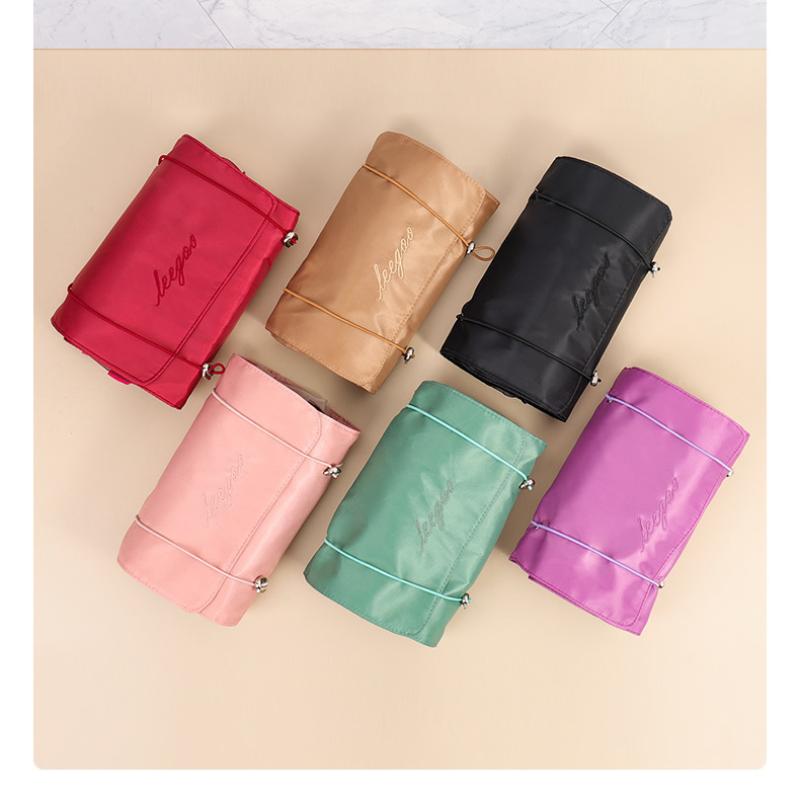 Skládací cestovní kosmetická taška na make-up Přenosná univerzální toaletní taštička