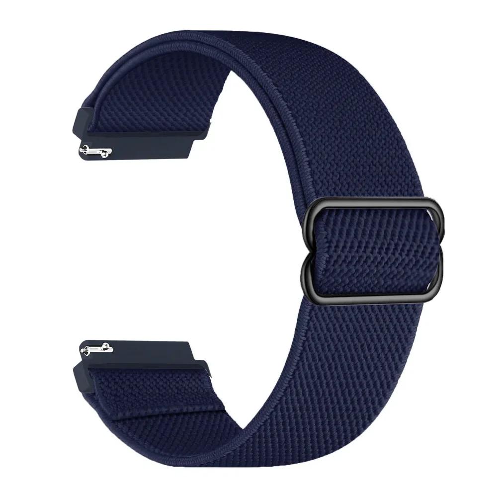 Nylon-Schlaufengurt für Garmin Forerunner 965 55 165 265/Active 6-5/Venu 3-2 Huawei Watch 5-4 Armband für Garmin Approach S50