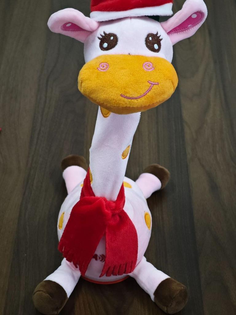 Plush Giraffe Toy With Volume Control And Dancing Motion Gift For Kids
