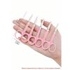1pc Stainless Steel Eyebrow Trimming Scissors For Fake Eyelashes Trimming, Nose Hair, Beard, Facial Hair Removal Tool