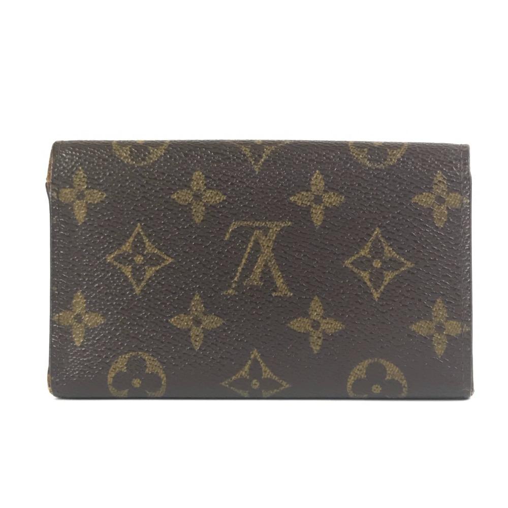 Louis Vuitton M61730 Monogram Portonebi Tresol Compact Wallet Flap Folded wallet