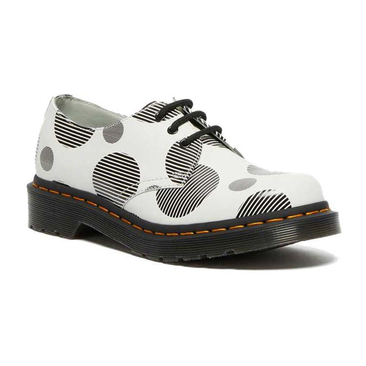 Dr. Martens Proste Wygodne Płaskie Buty Casualowe Buty Damskie Białe 26877101