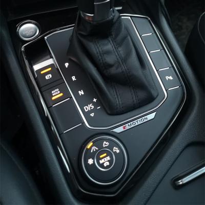 Auto Styling Rvs Cover Stickers Versnellingspook Paneel Interieur Sierlijst Voor Volkswagen VW Tiguan-2017