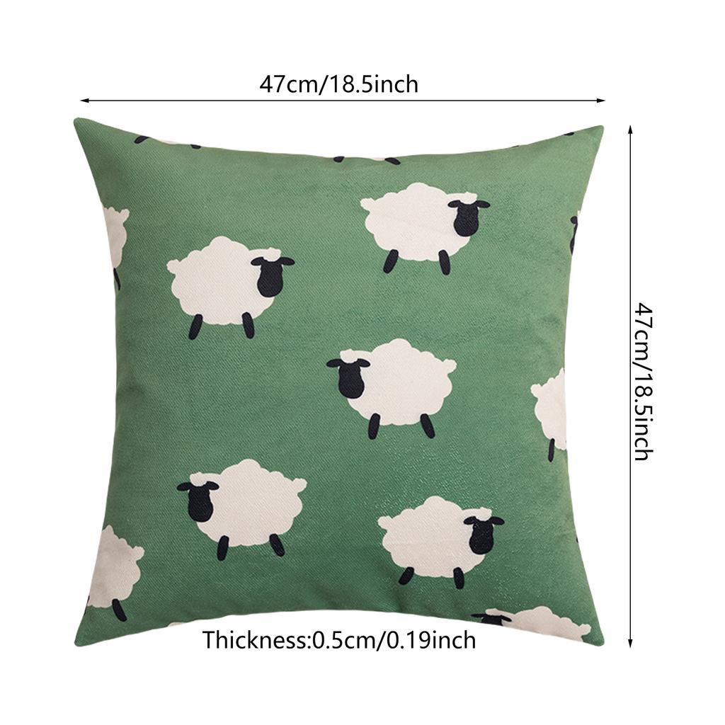 Luxurious Pillow Case Cushions Cover Pillow Slipcover For Easy Cleaning With Zippers Closure Ideal For Sofa Or Bed