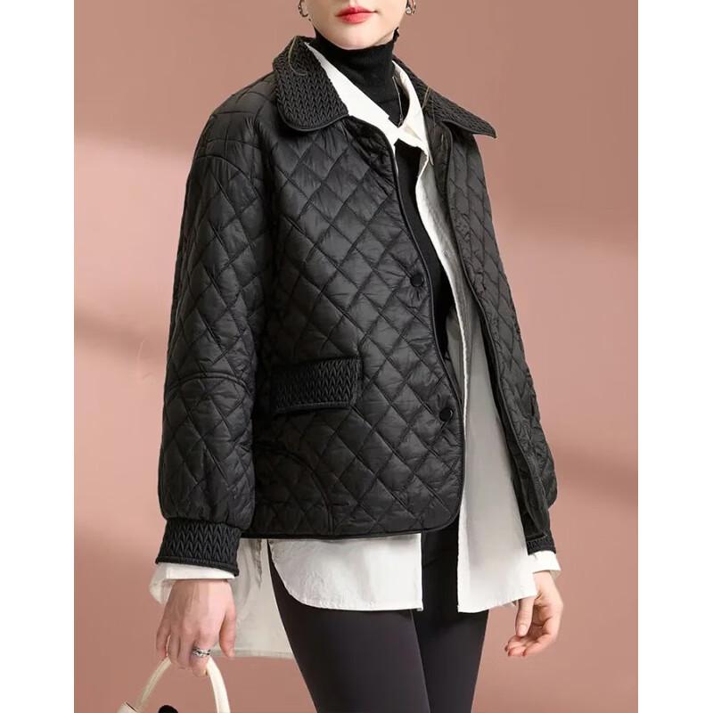 Si Shui Nian Hua Women's Elegant Long-Sleeve Padded Coat