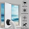 2/3 Meters AC Window Vent Kit Waterproof Air Conditioner Sealing Cloth Mobile AC Baffle For Sliding Horizontal / Vertical Window