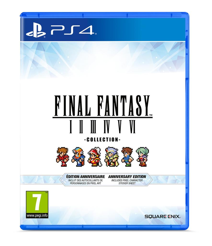 PS4 PlayStation 4 Final Fantasy Pixel Remaster Collection Anniversary 2D Pixel Final Fantasy Final Fantasy Collection Anniversary Edition Included