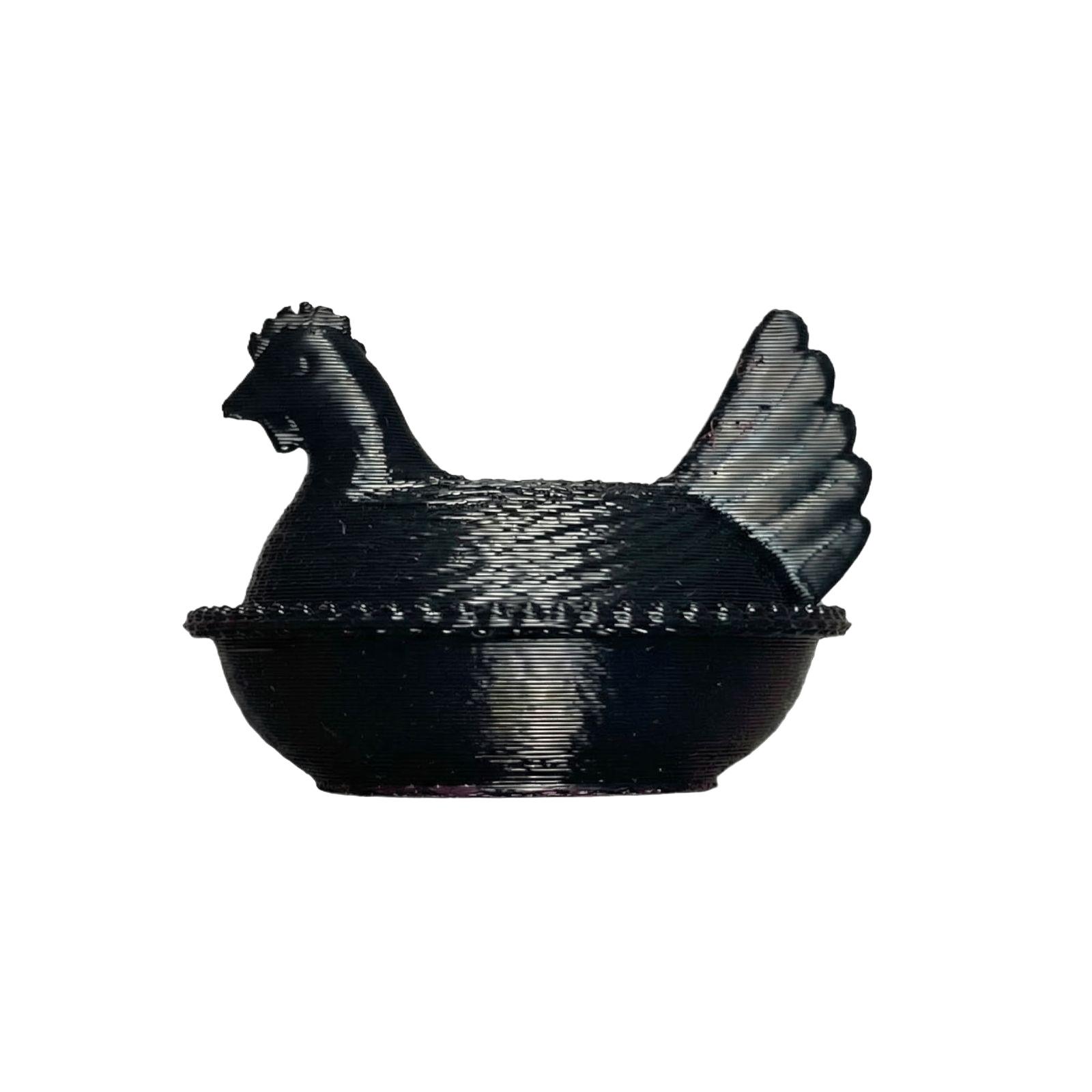 

Chicken Laying Eggs Refrigerator Magnet One Size чёрный