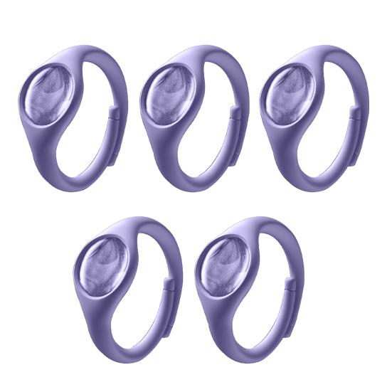 2/5Pcs Silicone Repellent Bracelet Plant Essential Oil Waterproof Long Lasting Outdoor