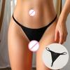 Tanga Sexy com Recorte de Concha de Coração Lingerie Feminina Fio Dental de Cintura Baixa
