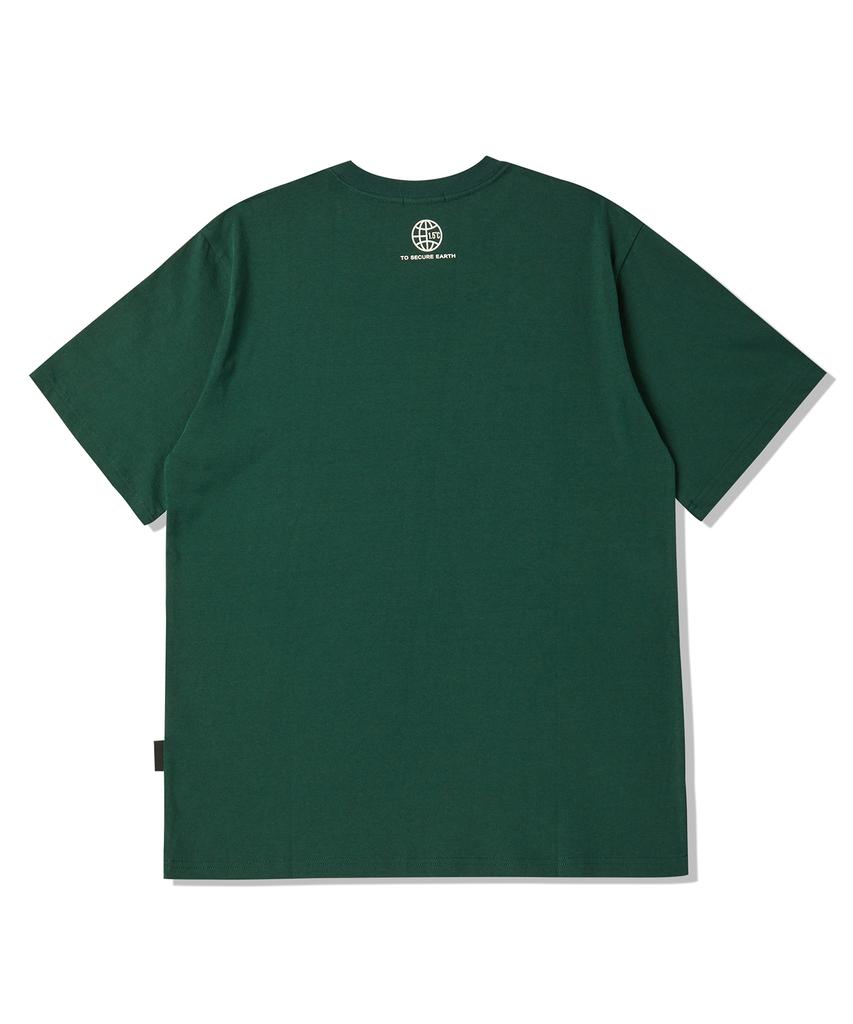 POLLUTION Whale Series-3 Half T-Shirt(Puncmts019_Gr)