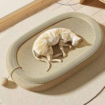 Vasca per gatti, tiragraffi extra large per gatti, nido per gatti, affilatura integrata per artigli, resistente all'usura, accessori per animali domestici