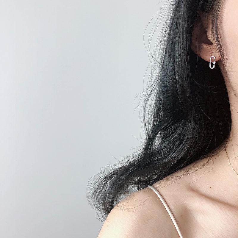 Pin Earrings, Small, Exquisite and Simple Student Earrings, Cold Style