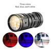 Scuba Diving Flashlight 18000LM 6000K IPX8 Waterproof USB Rechargeable LED Diving Torch Flashlight with 3 Light Source for 100M Underwater Activities