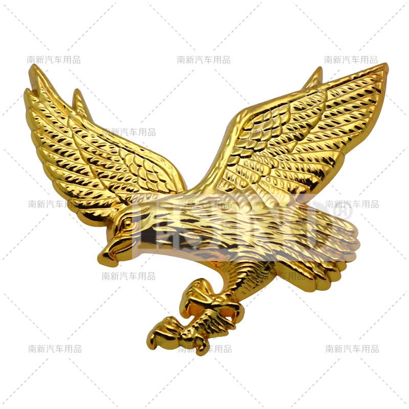 3D Flying Male Eagle Car Trunk Zinc Alloy Adhesive Badge Emblem Car Rear Body Tailgate Accessories Adhesive Styling Badge