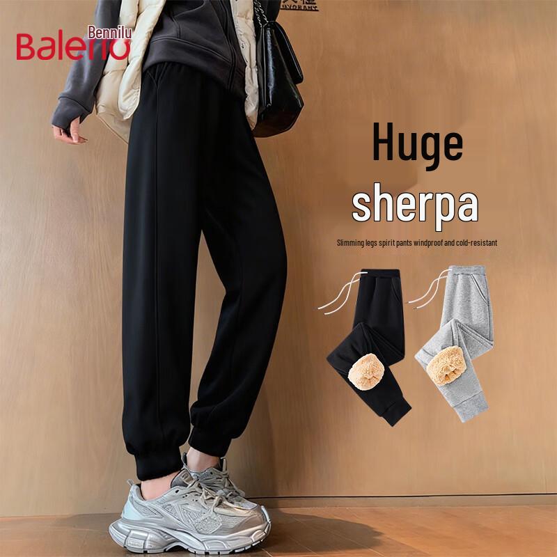 

Женские утепленные джоггеры на подкладке из овечьей шерсти 3XL