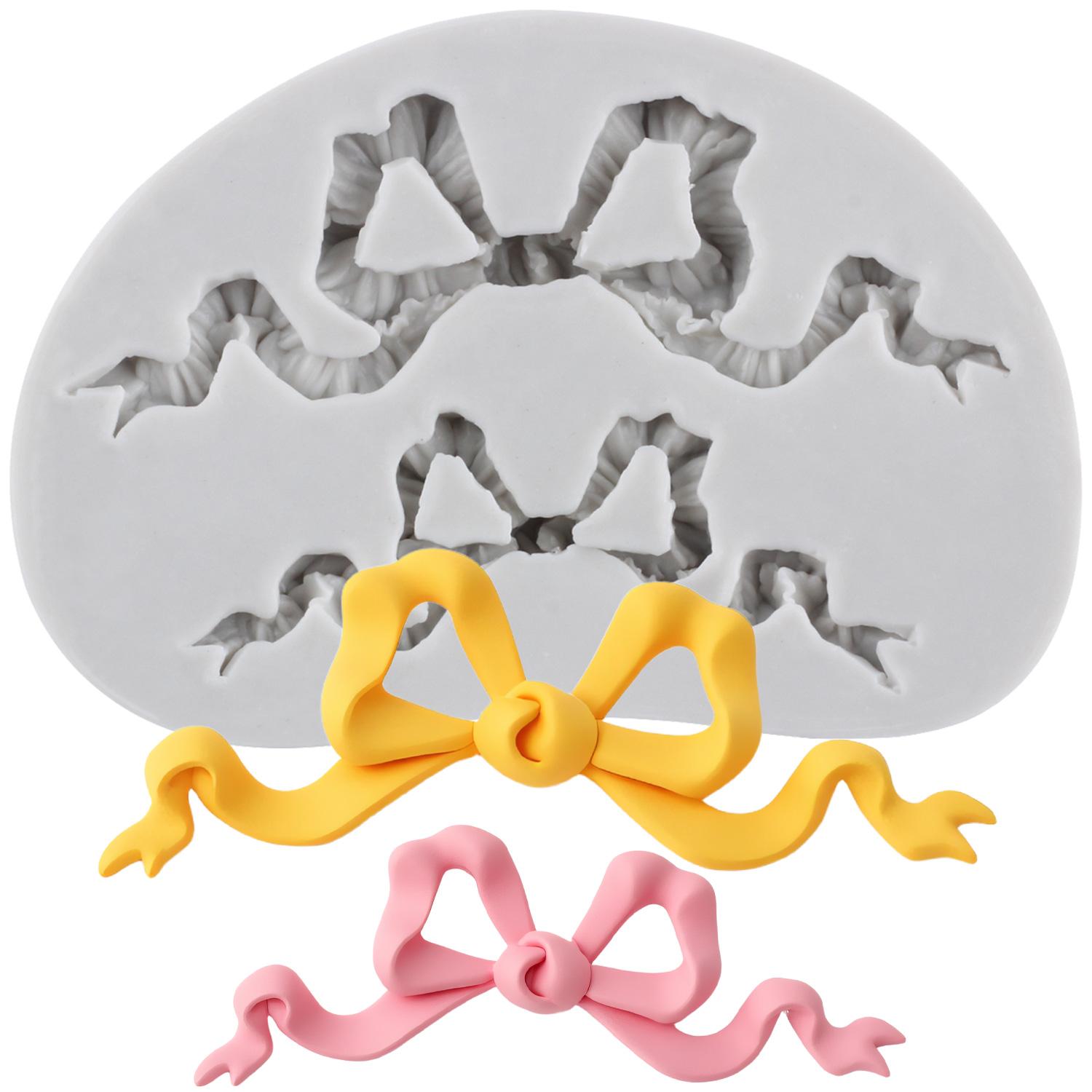 

Bow Tie Silicone Mold Bow Fondant Molds Cake Decorating Tools Cupcake Topper Candy Resin Clay Chocolate Gumpaste Mold