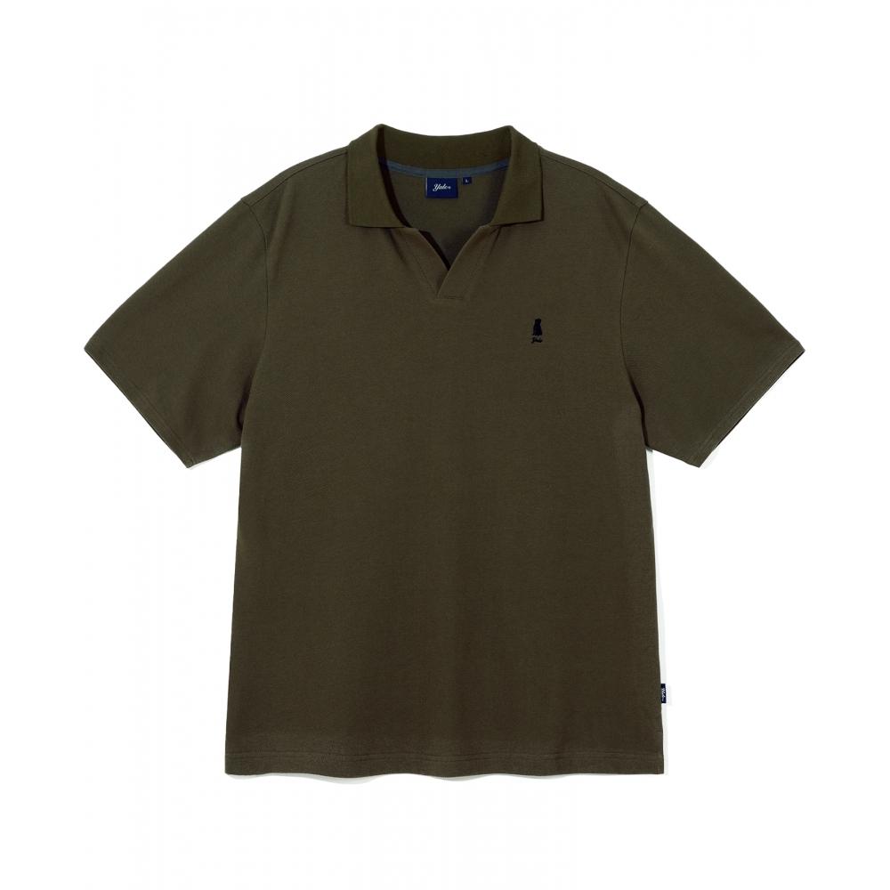 

ФУТБОЛКА YALE HERITAGE DAN С РАЗРЕЗОМ ВЫРЕЗА ХАКИ