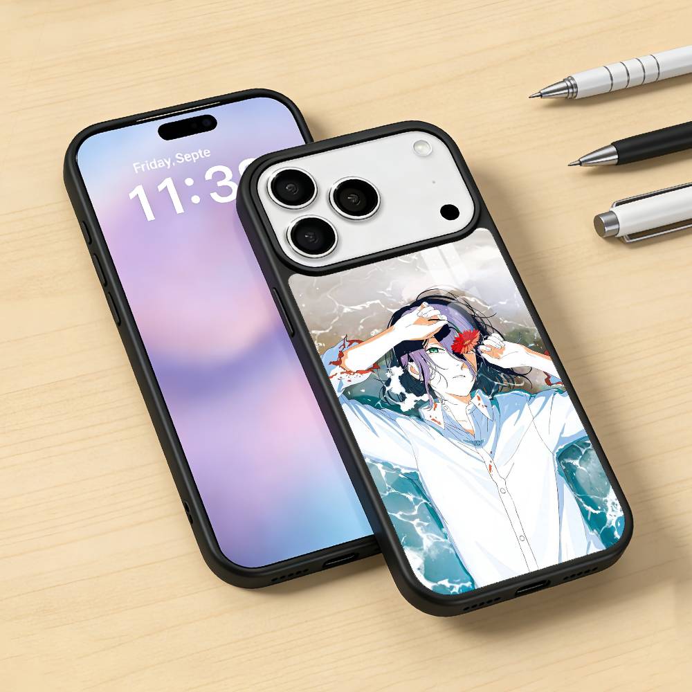 Крутой чехол для телефона с аниме R-Reze для iPhone 17, 16, 15, 14, 13, 12, Pro, Max Для Magsafe Магнитная Беспроводная Зарядка iPhone17