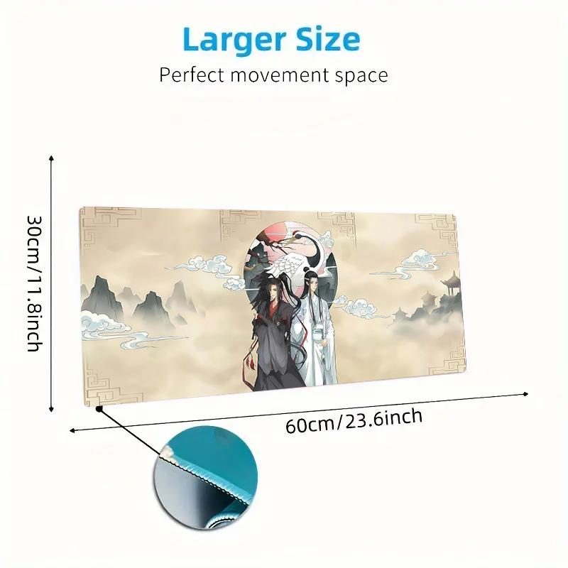 Dragon Phoenix Color Mouse Pad Large Gaming Table Cushion Non-slip Laptop Tablet Big Mousepad XXL Mat Mini PC Playmat With Lock edge