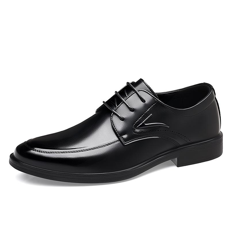 Fashion All-match Flats Fashion Oxfords Shoes Leather Male Outdoor Walking Shoes Lace-Up Male Comfortable Casual Shoe Men Dress Shoes