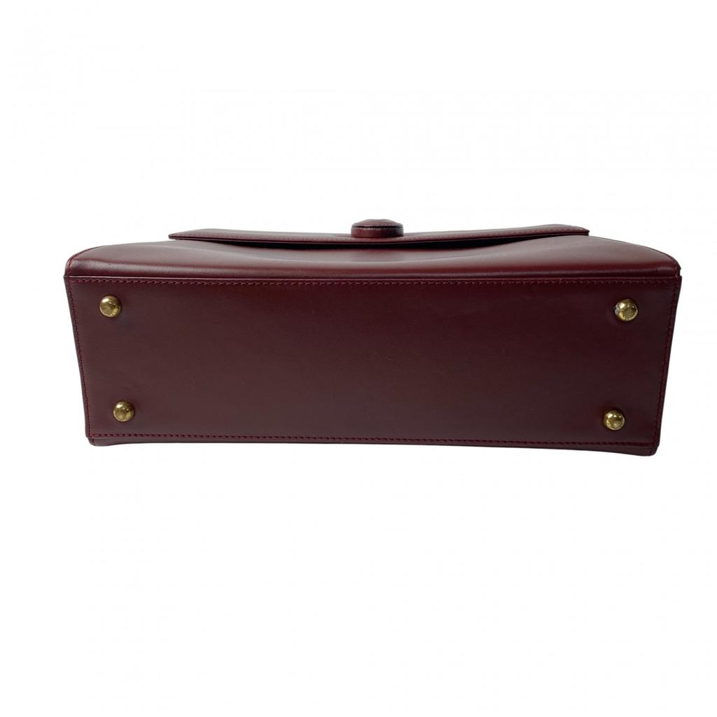 Used CARTIERHandbag Bordeaux leather Women