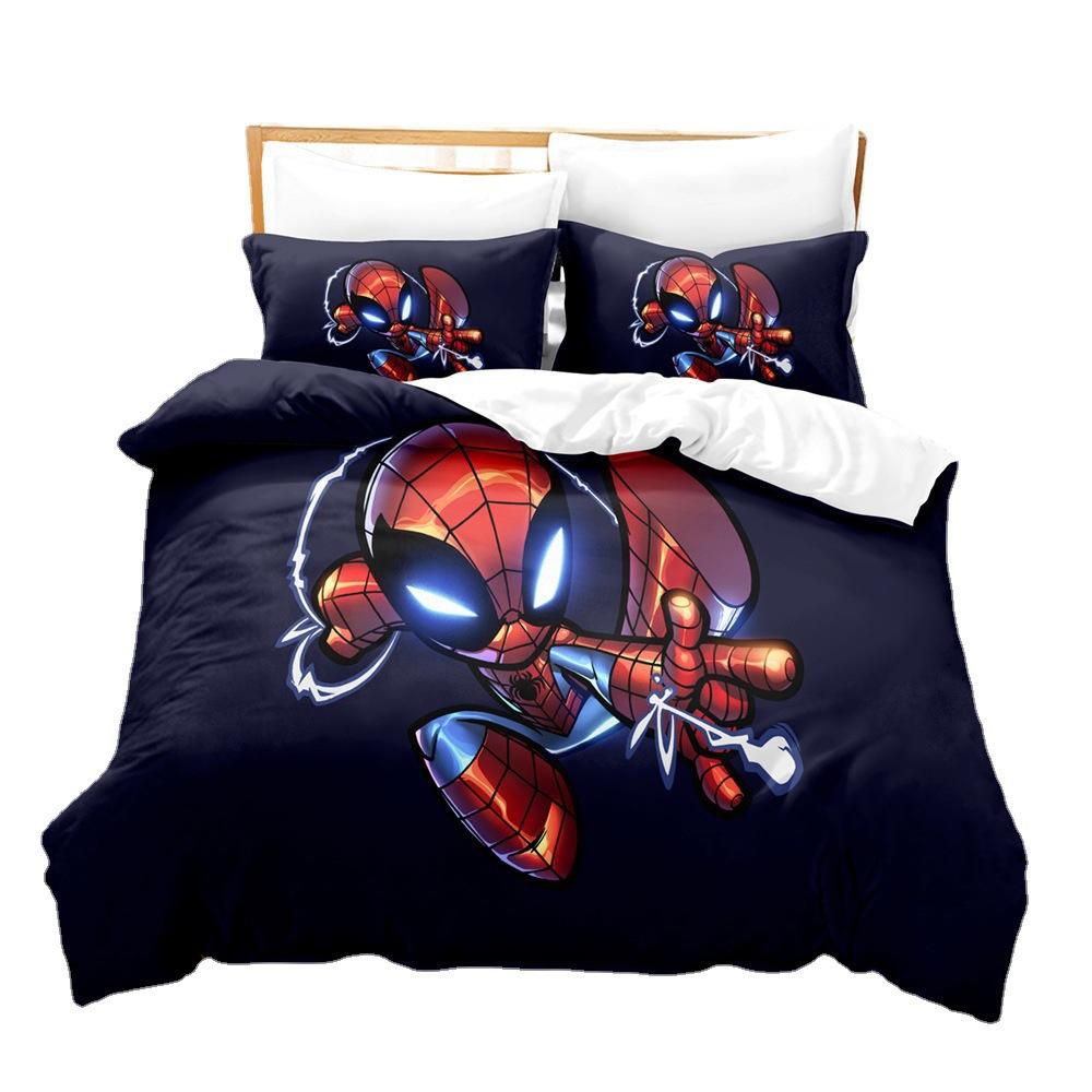 Home Textile Quilt Cover Pillowcase 3D Digital Printing Three-Piece Set