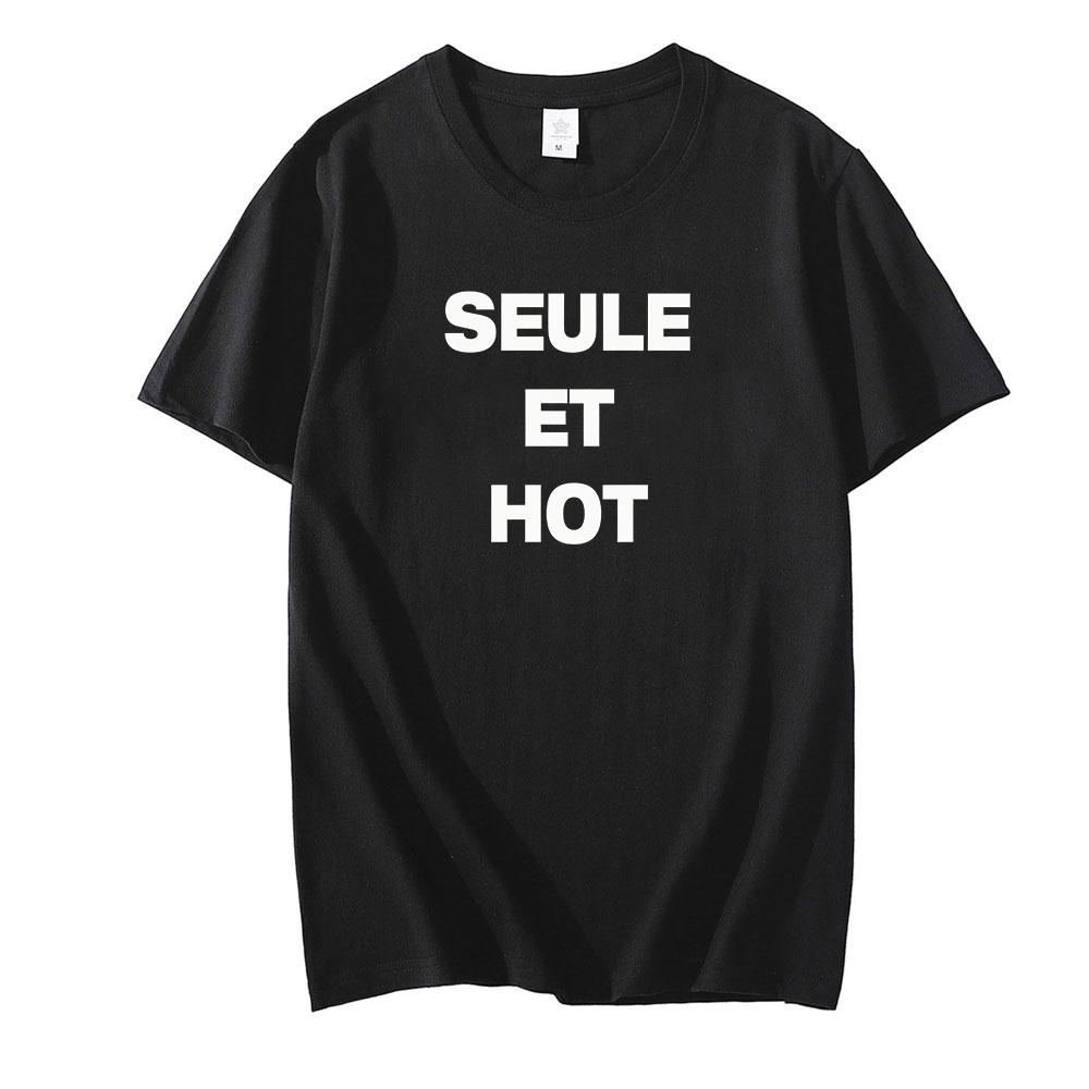 

Iliona T-Shirt Seule Et Hot Graphic Printing T-shirts Cotton Comfortable O-neck Clothing Short Sleeve Casual Unisex Camisetas XS чёрный