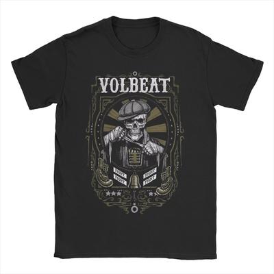 2025 Volbeats Greatest of All Tours Summer 100% Pure Cotton Printed T-shirt Men Women Metal Music Fun Short Sleeve Adult Tops