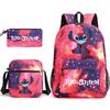 Printed Schoolbag Three-Piece Set, Primary And Secondary School Schoolbag, Backpack, Shoulder Bag, Pencil Bag.