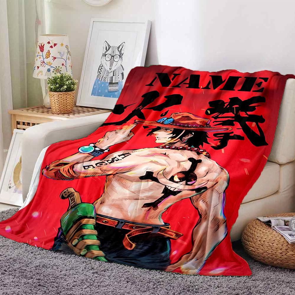 Customiz Name Personality One Piece Blanket Soft &Warm Sofa Office Bed Travel Lunch Break Blanket, Gift Suitable All Seasons