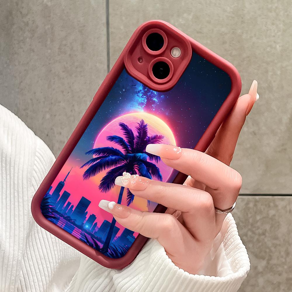 Weiches Silikon-Quadratleiter-Druckmuster-Telefongehäuse Vollständige Abdeckung Kamera Stoßfeste Schutzgummihülle für Vivo