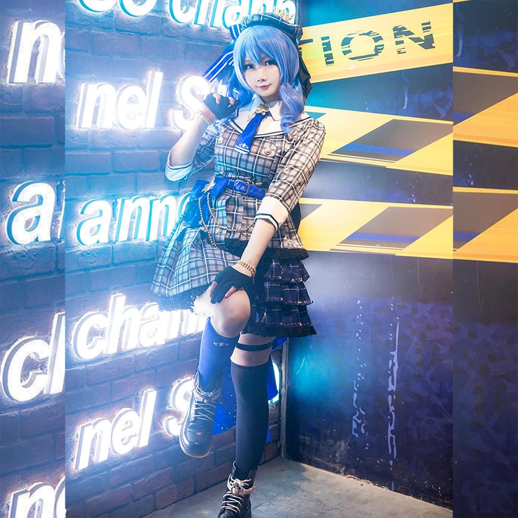 Hololive Suisei Hoshimachi Cosplay Halloween VTuber Idol [mléčný čas]