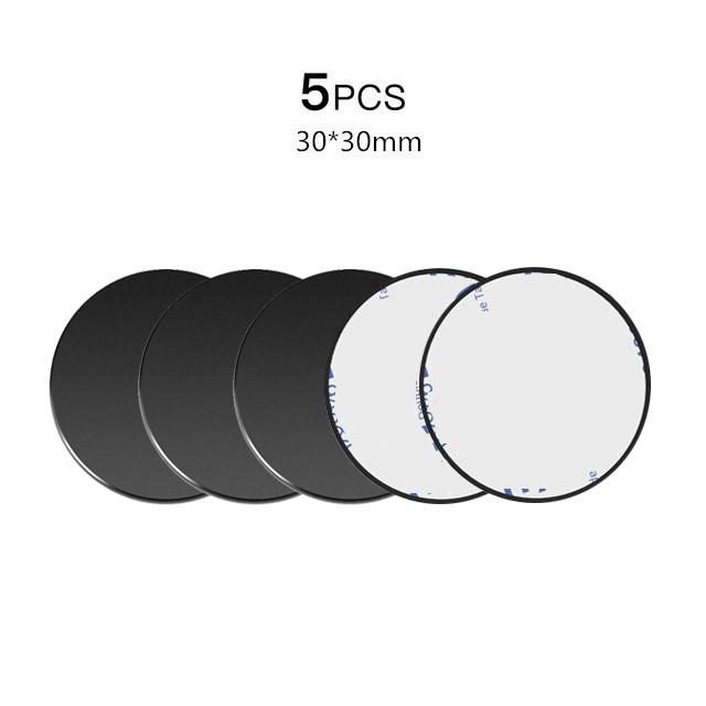 1/3/5Pcs Metal Plate Disk For Magnetic Auto Car Phone Stand Holder Universal Iron Sheet Sticker Mobile Phone Magnet Stand Mount