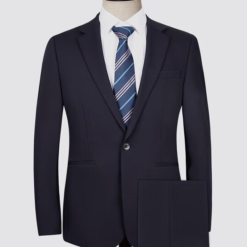 TRIES Men s Slim Fit Business Suit Two-Piece Set 48Y