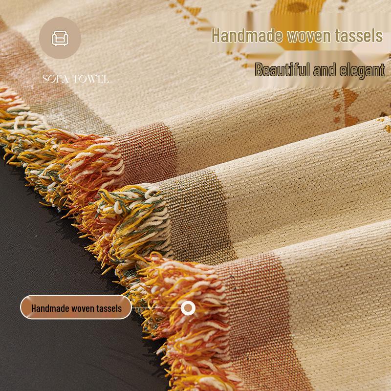 European Chenille Sofa Cover: All-Season Universal Slipcover